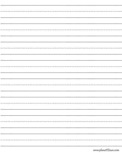 blank lined paper